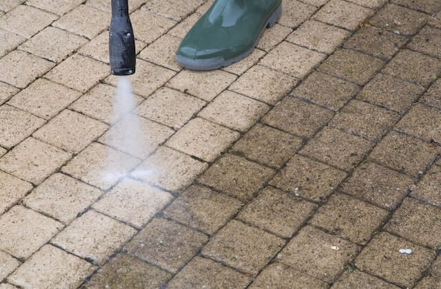 clear water patio cleaning
